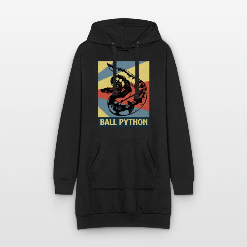 Python Hoodie-Kleid