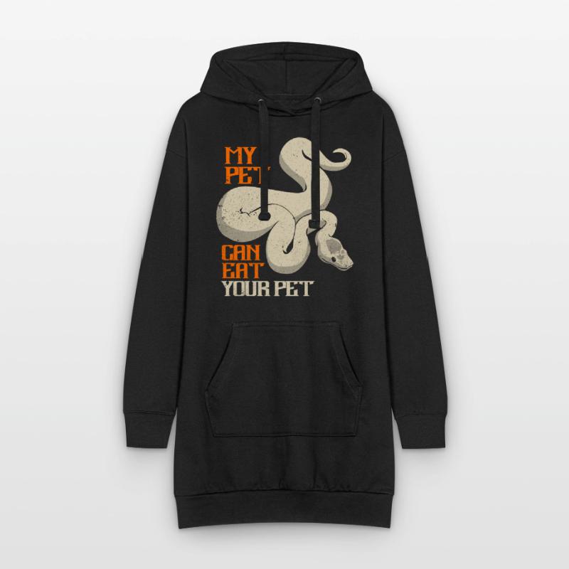 Python Hoodie-Kleid