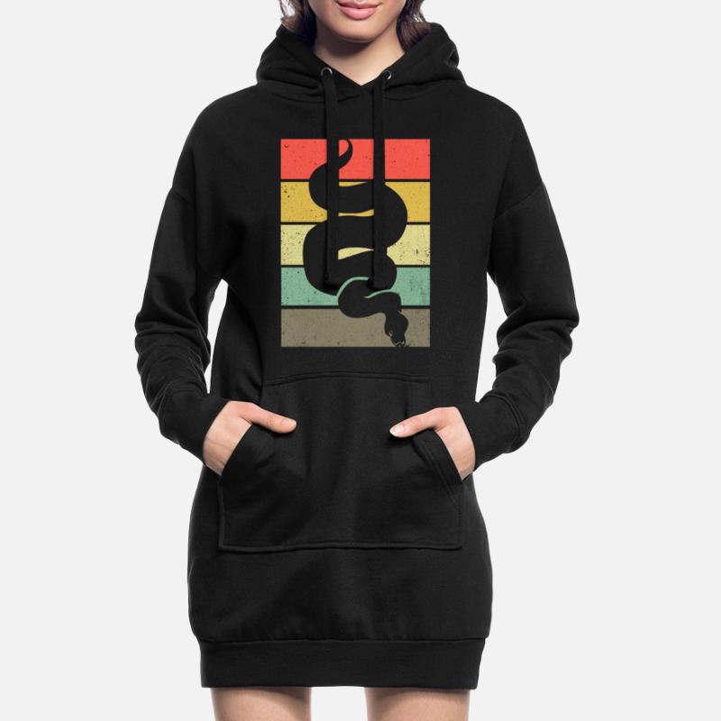 Python Hoodie-Kleid