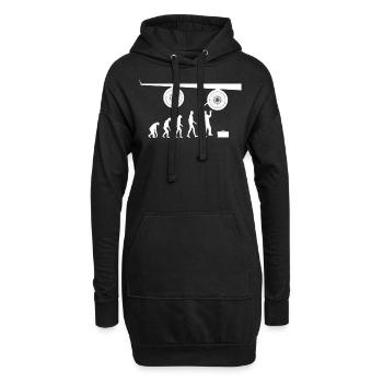 Cadeau technicien avion mécanicien - Sweat-shirt à capuche long Femme - noir - Devant
