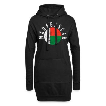 Madagascar - Sweat-shirt à capuche long Femme - noir - Devant