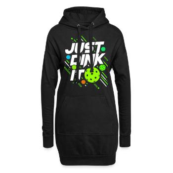 Pickleball Ball Sport Oma Senior Opa Geschenkidee - Hoodie-Kleid - Schwarz - Vorne
