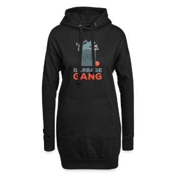 Un enterrement de vie de garçon dans une partie de bachelorette - Sweat-shirt à capuche long Femme - noir - Devant