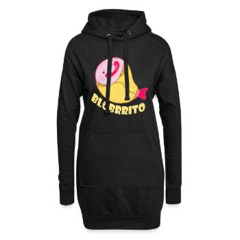 Blobfish - Hoodie Dress - black - Front