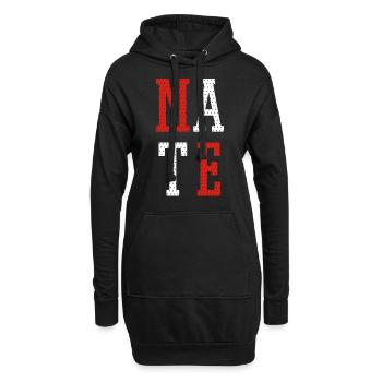 Soul Mate - Partnerlook 2 - Hoodie-Kleid - Schwarz - Vorne