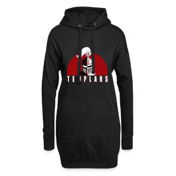 Kreuzritter Ritter Christ Christentum Kreuzzug - Hoodie-Kleid - Schwarz - Vorne