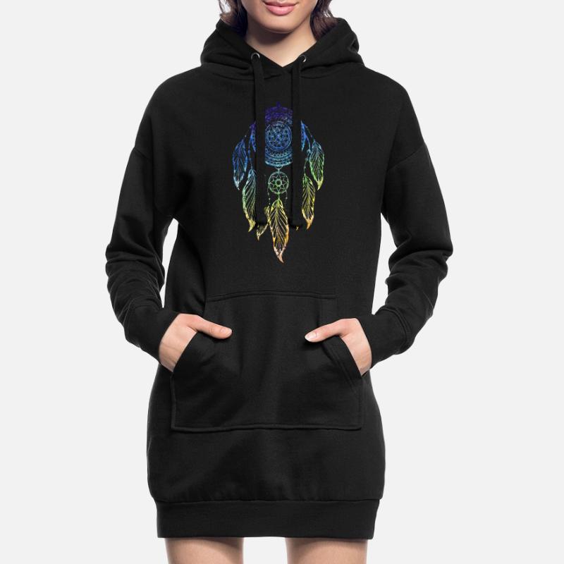 Traumfänger Hoodie-Kleid