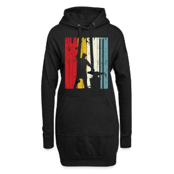 Retro Schmied-Geschenk Schmiede-Schmieden-Schmiede - Hoodie-Kleid - Schwarz - Vorne