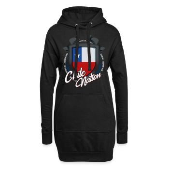 Chile - Hoodie-Kleid - Schwarz - Vorne