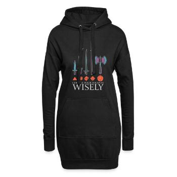 Jeu de société RPG RPG Jeux de société LPM D20 - Sweat-shirt à capuche long Femme - noir - Devant