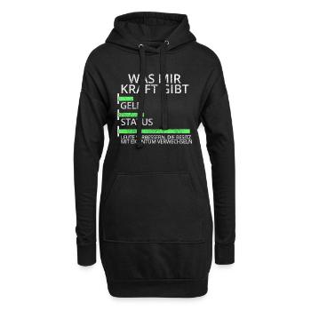 Jurastudium Jurastudent Anwalt Eigentum Besitz - Hoodie-Kleid - Schwarz - Vorne