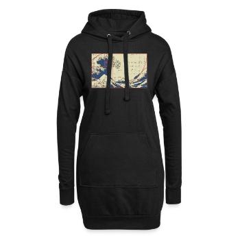 Math mathématicien professeur de mathématiques Fibonacci - Sweat-shirt à capuche long Femme - noir - Devant