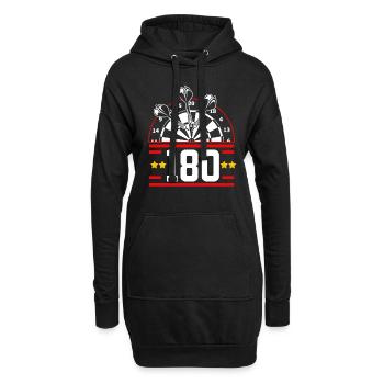 Dart Team Dartboard Dartpfeil Bullseye Dartverein - Hoodie-Kleid - Schwarz - Vorne