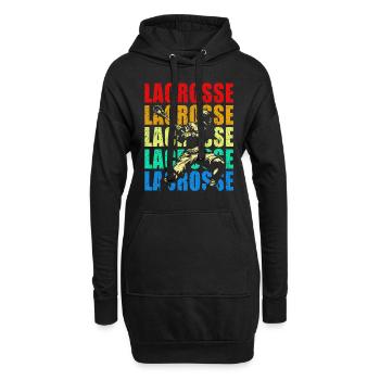 Lacrosse - Sweat-shirt à capuche long Femme - noir - Devant