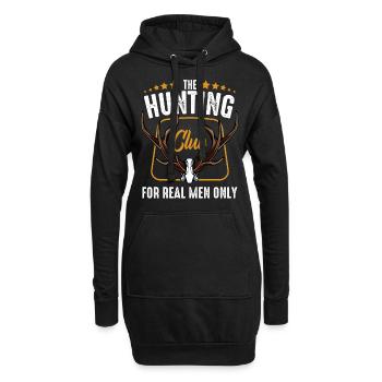 Jagd - Hoodie-Kleid - Schwarz - Vorne