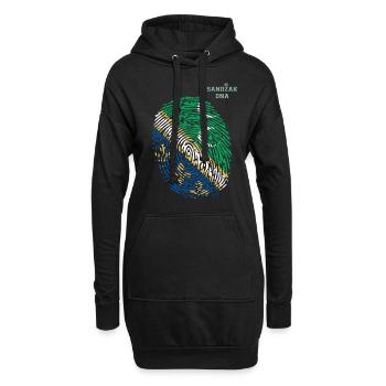 Sandzak DNA Proud Sandzak Roots - Hoodie Dress - black - Front
