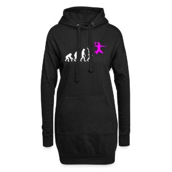 Handball Evolution Handball Player Sport Femmes - Sweat-shirt à capuche long Femme - noir - Devant
