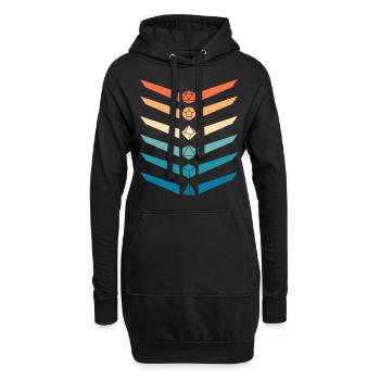Rollenspiel Rpg Brettspiel Spielbrett Geschenk - Hoodie-Kleid - Schwarz - Vorne