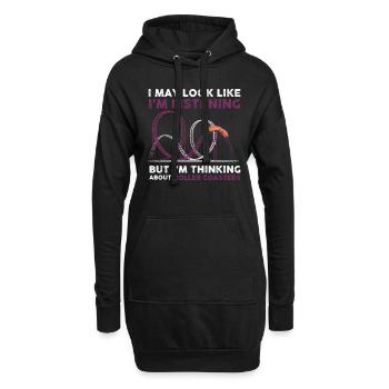 Roller Coaster - Theme Park Design - Hoodie Dress - black - Front