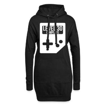 30. Geburtstag Mann - Hoodie-Kleid - Schwarz - Vorne