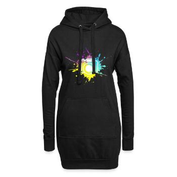 La photographie | Photographes | photographe - Sweat-shirt à capuche long Femme - noir - Devant