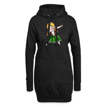 Dabbing Funny - Hoodie Dress - black - Front