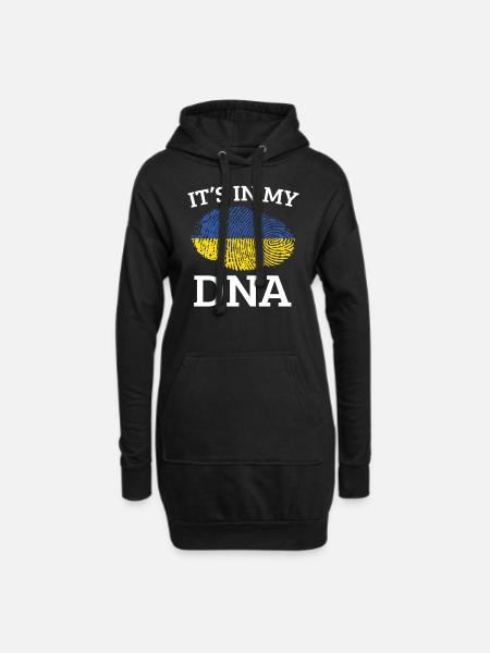Ukraine - Hoodie Dress - black