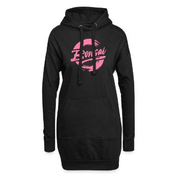 Bonsai Bonsai Gardener Bonsai Tree Plant - Hoodie Dress - black - Front