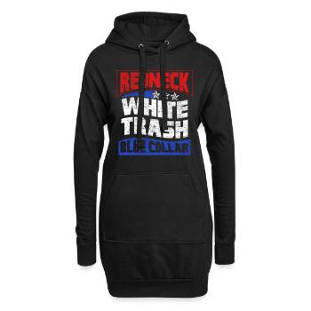 Redneck Trailer Park Geschenk I Wohnwagen - Hoodie-Kleid - Schwarz - Vorne