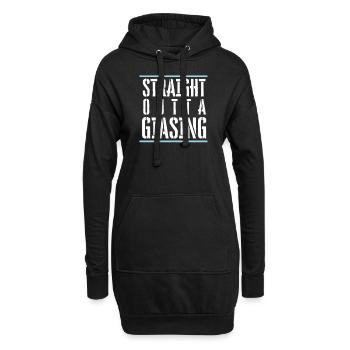 STRAIGHT OUTTA GIASING-T-Shirt Geschenk Giesing - Hoodie-Kleid - Schwarz - Vorne