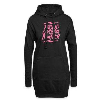 Capoeira - Sweat-shirt à capuche long Femme - noir - Devant