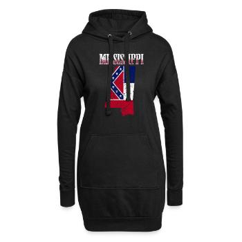 Mississippi ÉTATS-UNIS - Sweat-shirt à capuche long Femme - noir - Devant