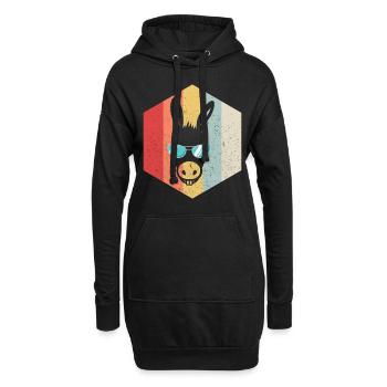 ESEL SONNENBRILLE VINTAGE - Hoodie-Kleid - Schwarz - Vorne