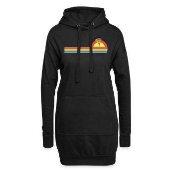 Parachutisme parachutisme - Sweat-shirt à capuche long Femme - noir - Devant