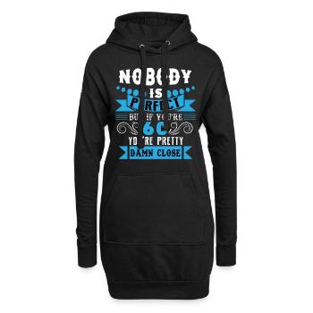 60ème anniversaire Idée Cadeau - Sweat-shirt à capuche long Femme - noir - Devant