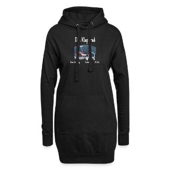 Das Klapprad - Beschreibung des Kultrads für Fans - Hoodie-Kleid - Schwarz - Vorne