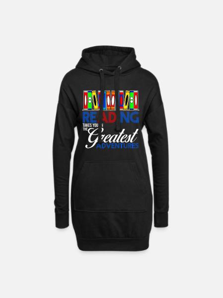 Read - Hoodie Dress - black