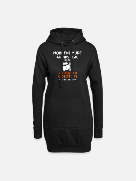 Steuerfachangestellte Steuer Steuerberater - Hoodie-Kleid - Schwarz
