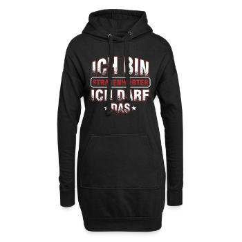 Straßenwärter Facharbeiter Autobahn Pylon Geschenk - Hoodie-Kleid - Schwarz - Vorne