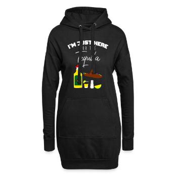Tequila Getränk - Hoodie-Kleid - Schwarz - Vorne