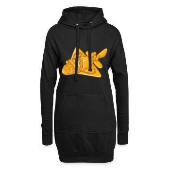 AVION DE QUIMBAYA Offrande d'un ancien astronaute ancien - Sweat-shirt à capuche long Femme - noir - Devant