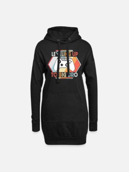 Level Up Big Brother Naar Big Brother Big Bro Binnenkort - Hoodiejurk - zwart