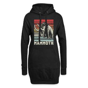 Mammouth - Sweat-shirt à capuche long Femme - noir - Devant