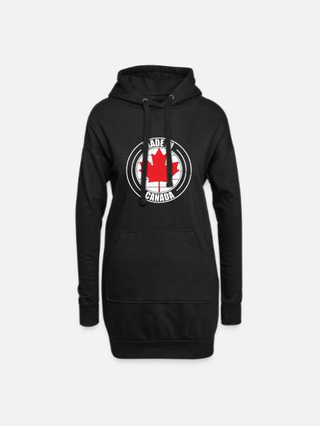 Canada - Hoodie Dress - black