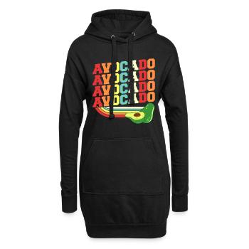 Avocado - Hoodie-Kleid - Schwarz - Vorne