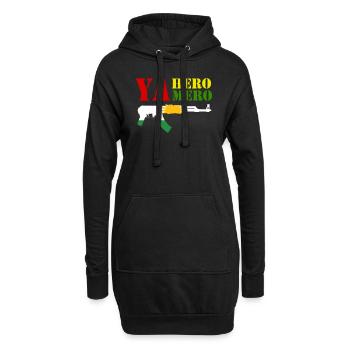 Kurdistan Drapeau Kurdistan Gratuit - Sweat-shirt à capuche long Femme - noir - Devant