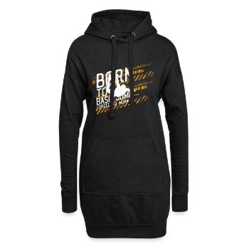Né pour Base Jumping - Sweat-shirt à capuche long Femme - noir - Devant