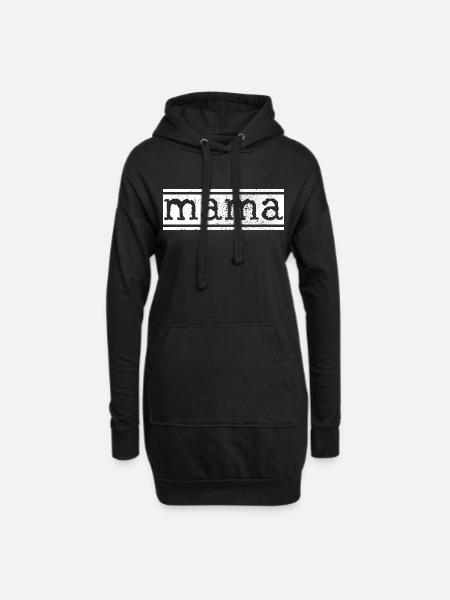 Mam mam ma mam - Hoodie-kjole - sort