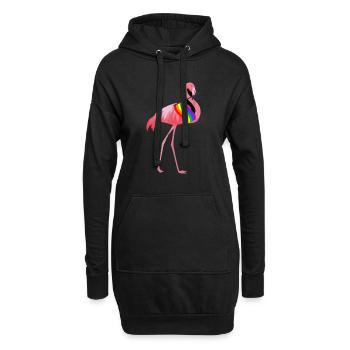 Cadeau Gay Pride - Sweat-shirt à capuche long Femme - noir - Devant