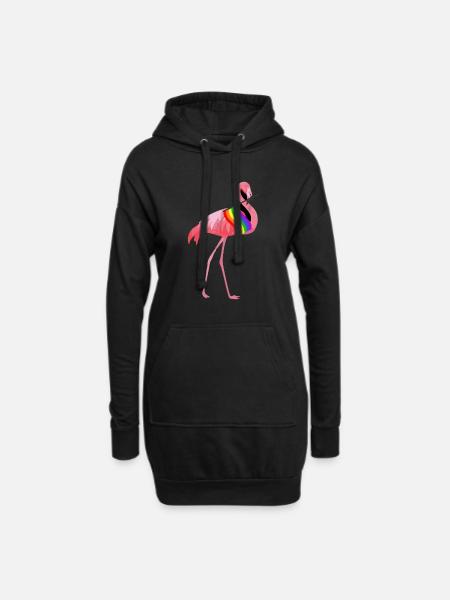 Gay Pride Geschenk - Hoodie-Kleid - Schwarz
